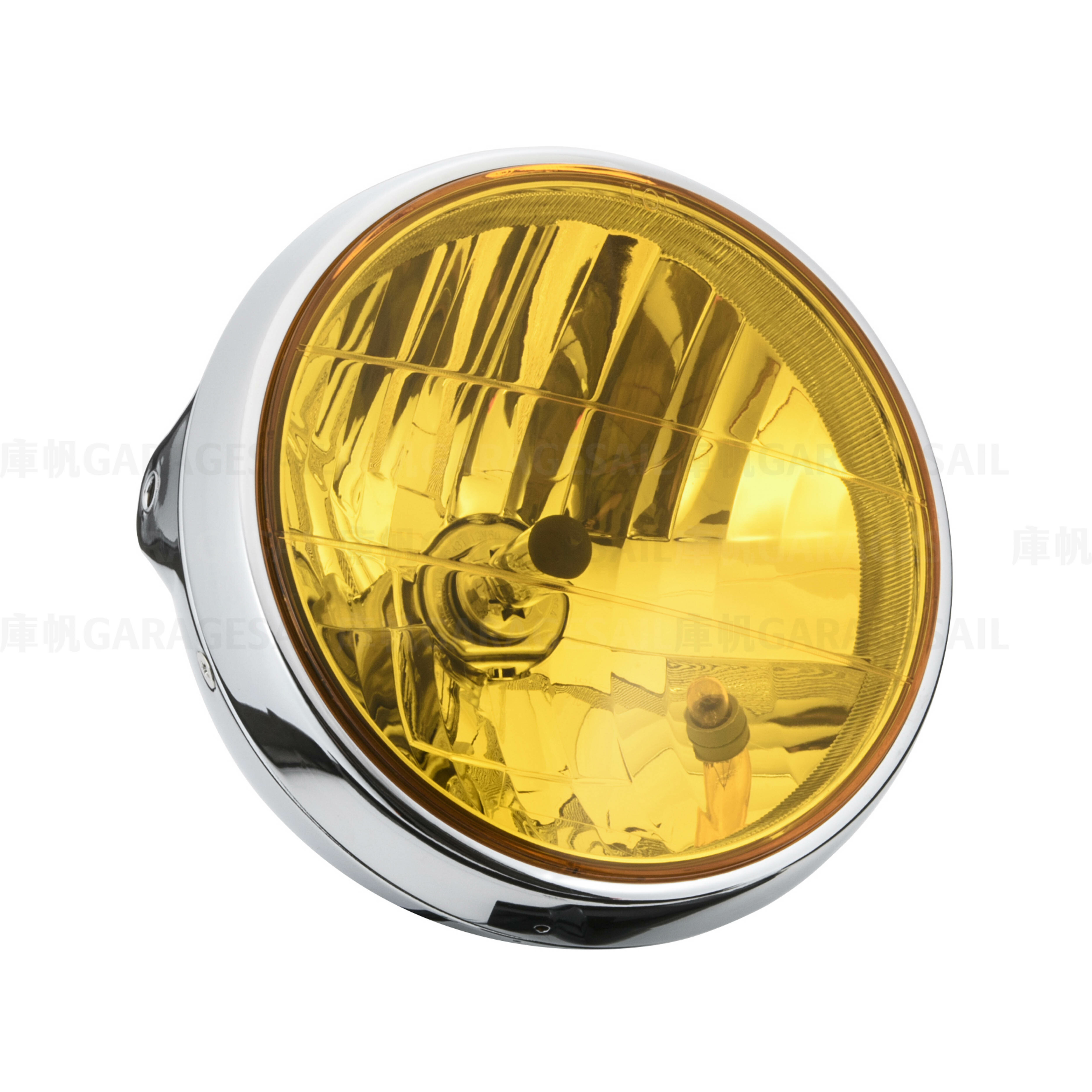 7吋圓 吊耳式 大燈 電鍍銀