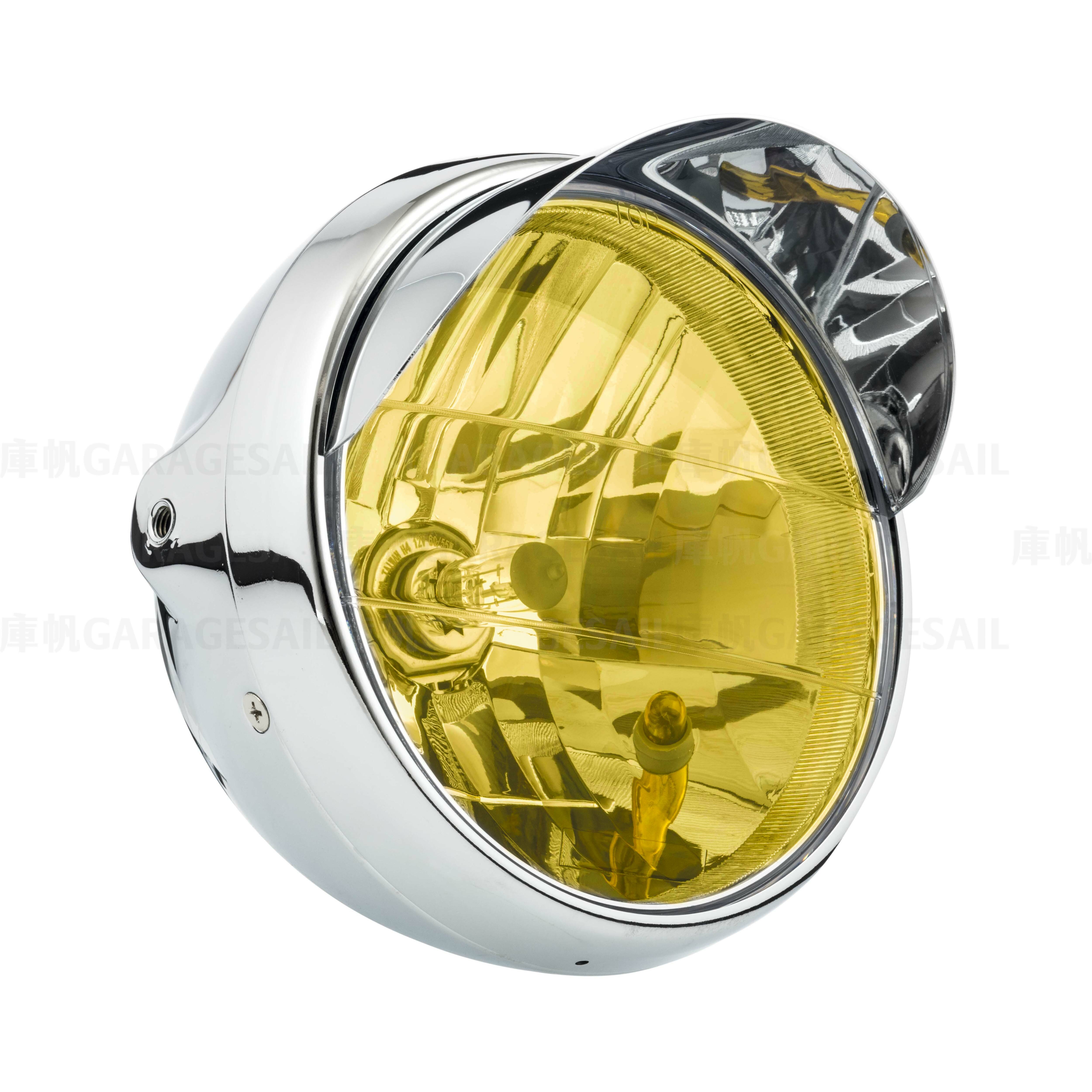 7吋圓 吊耳式 燈簷大燈 電鍍銀