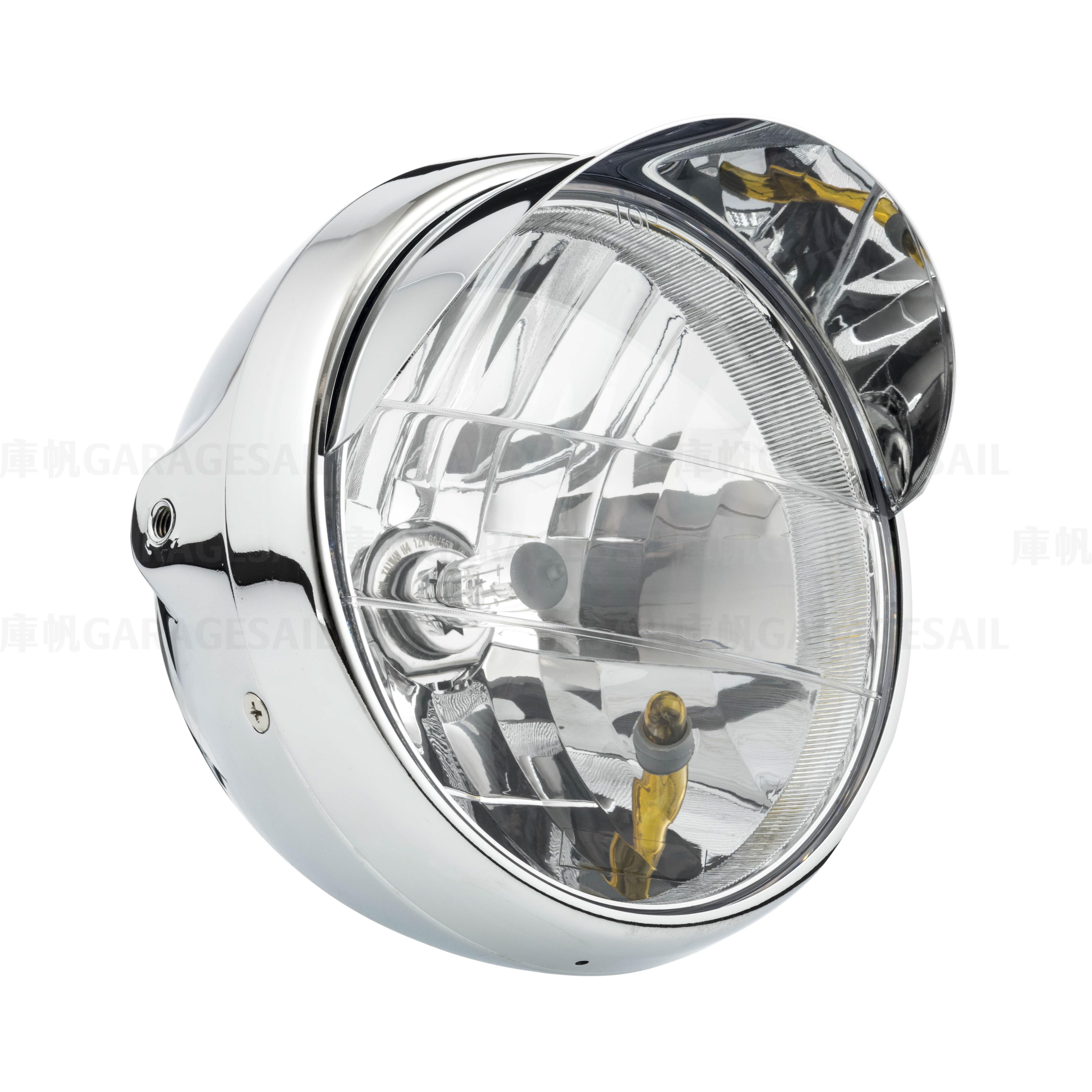 7吋圓 吊耳式 燈簷大燈 電鍍銀