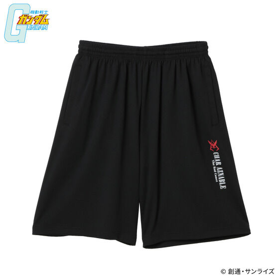 Pbandai 預訂2023/9月 機動戦士ガンダム シャア・アズナブルパーソナルマーク スポーツシリーズ ドライショートパンツ 短褲
