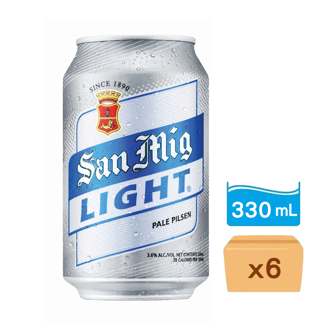 生力清啤330ml x 6罐