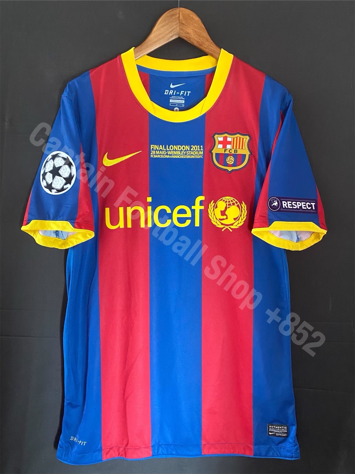 巴塞隆拿 2010-2011 Nike 歐聯決賽主場球衣 #10 MESSI