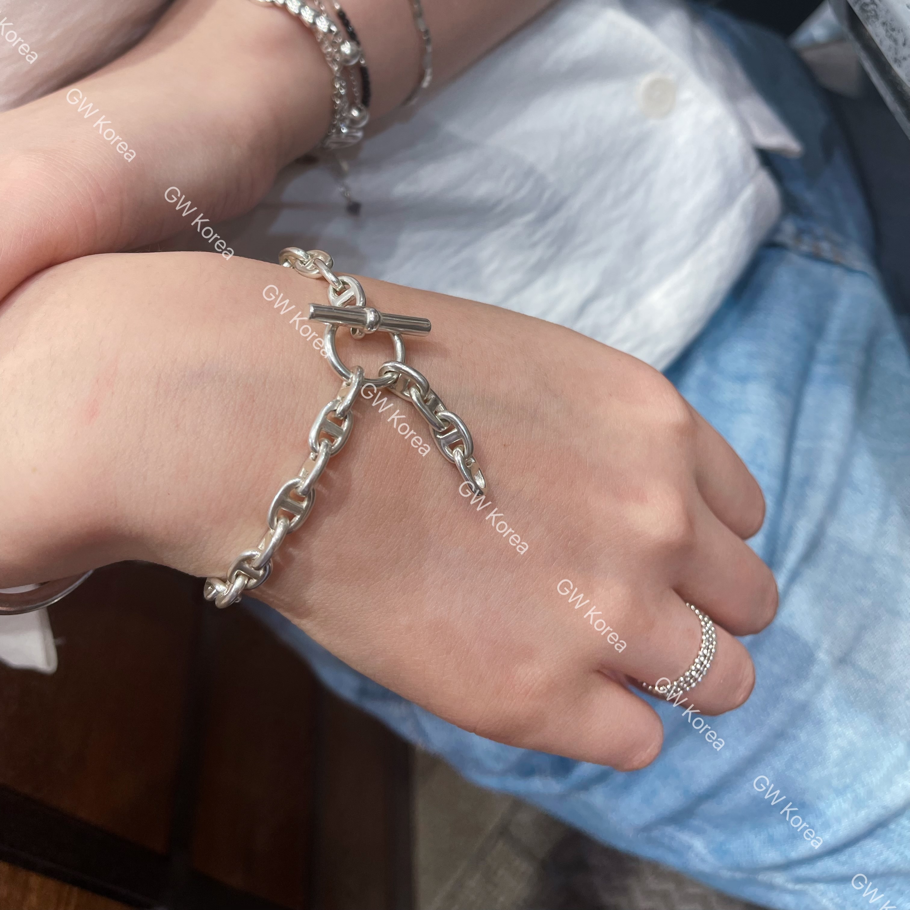 925AM 重工款豬鼻手鏈