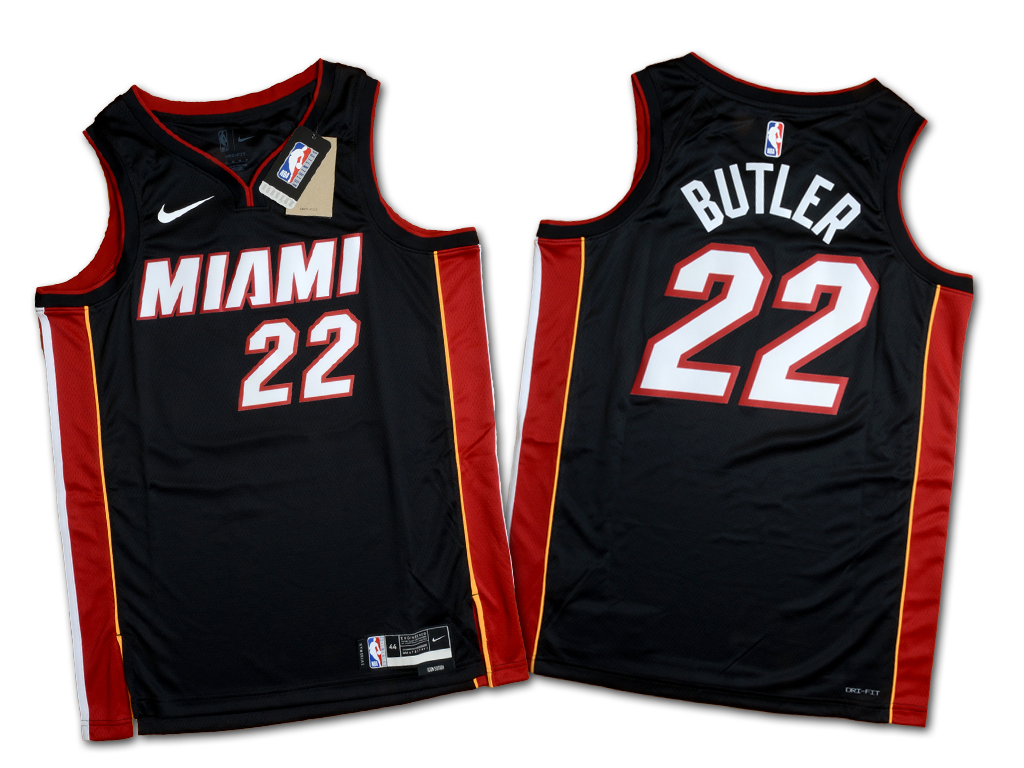 Nike 邁阿密熱火隊 Jimmy Butler 經典配色版 Swingman 球衣