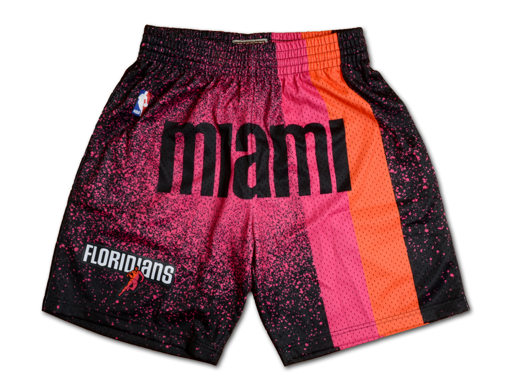 Mitchell & Ness 邁阿密熱火隊 Gradient Swingman 球褲