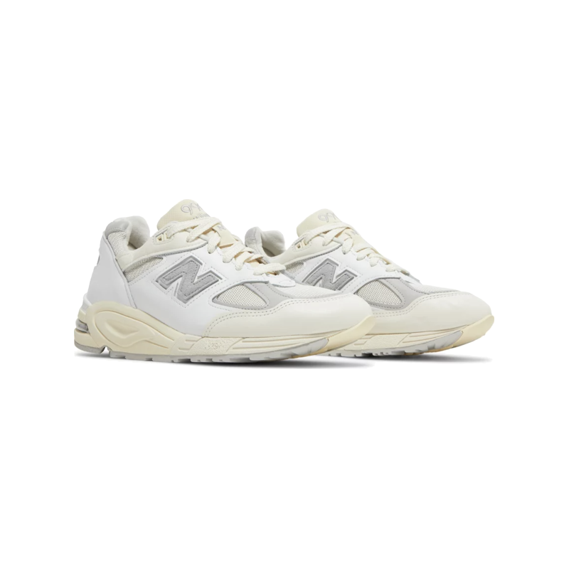 New Balance M990TC2 NB 990v2 990TC2 皮革白米白奶油Sea Sal