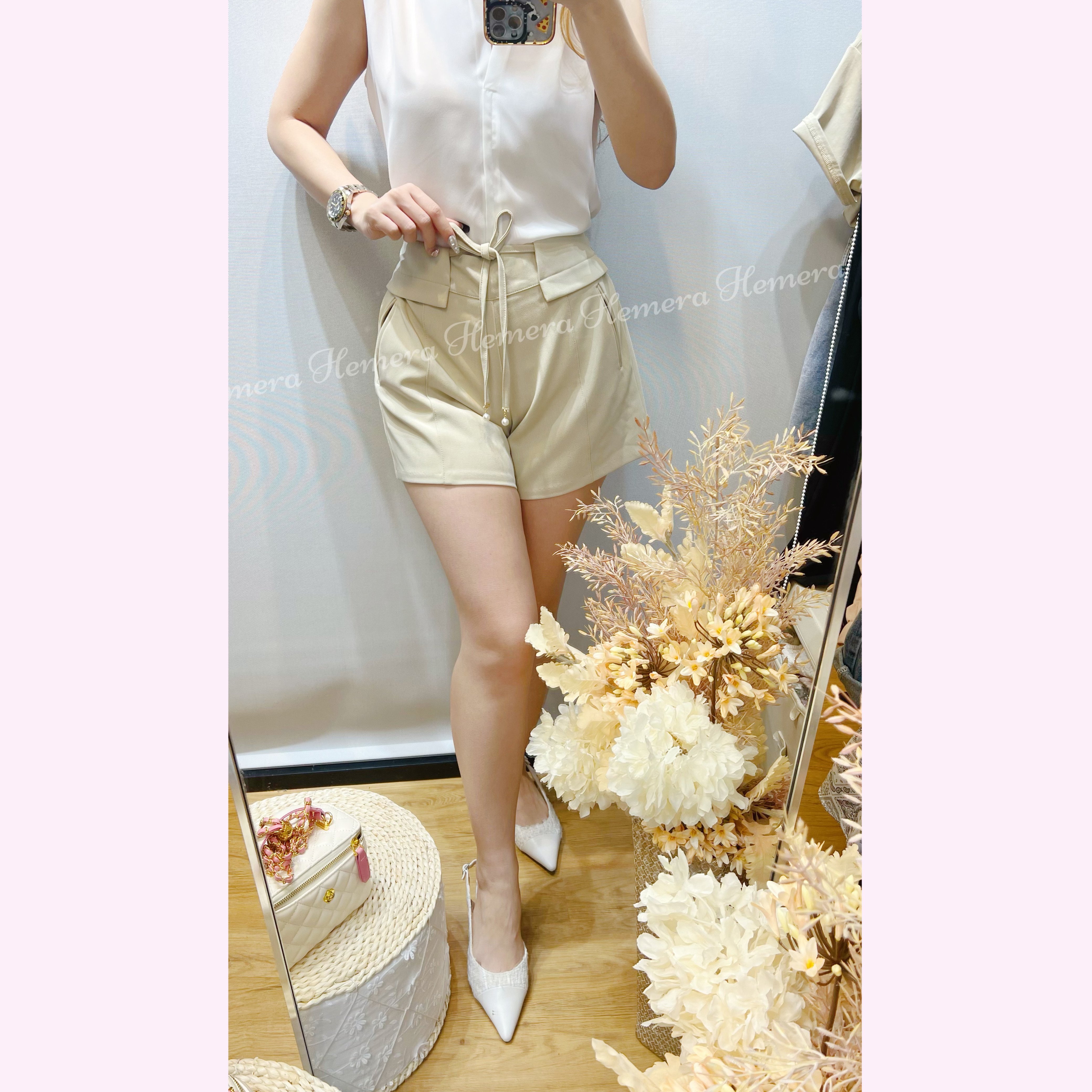 PT23S0744 蝴蝶結短褲