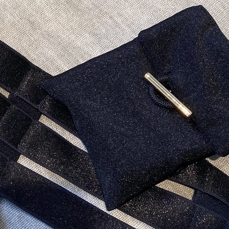 The Chocolate Pocket Garters Belt