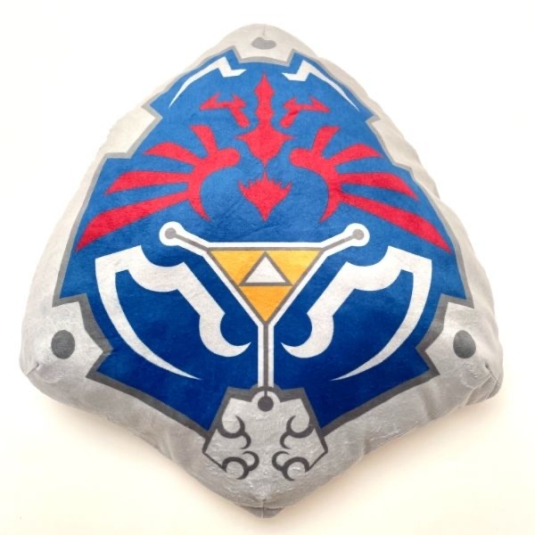 預訂 ゼルダの伝説 ハイリアの盾　ぬいぐるみクッション おもちゃ ブルー 毛公仔 咕臣