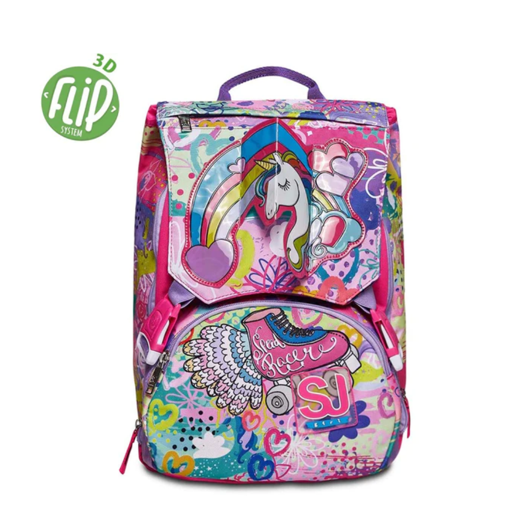 意大利 SJ Gang 擴充書包系列 26/31L - MAGICFLIP GIRL