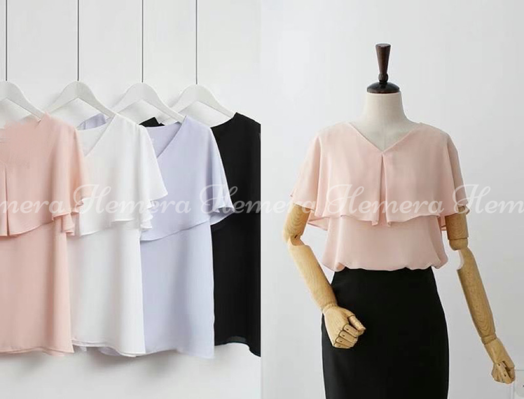 TP23S0746 雪紡遮手臂上身