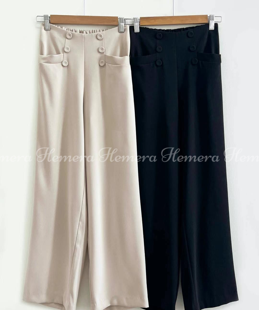 PT23S0747 雪紡直筒長褲