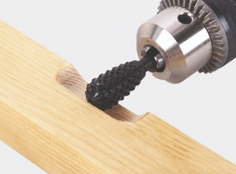 德國"WOLFCRAFT" 錐形木工用磨頭(批咀頭)