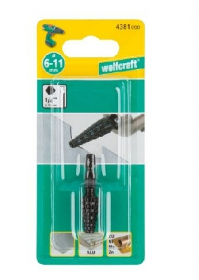 德國"WOLFCRAFT" 錐形 不銹鋼用磨頭(批咀頭)