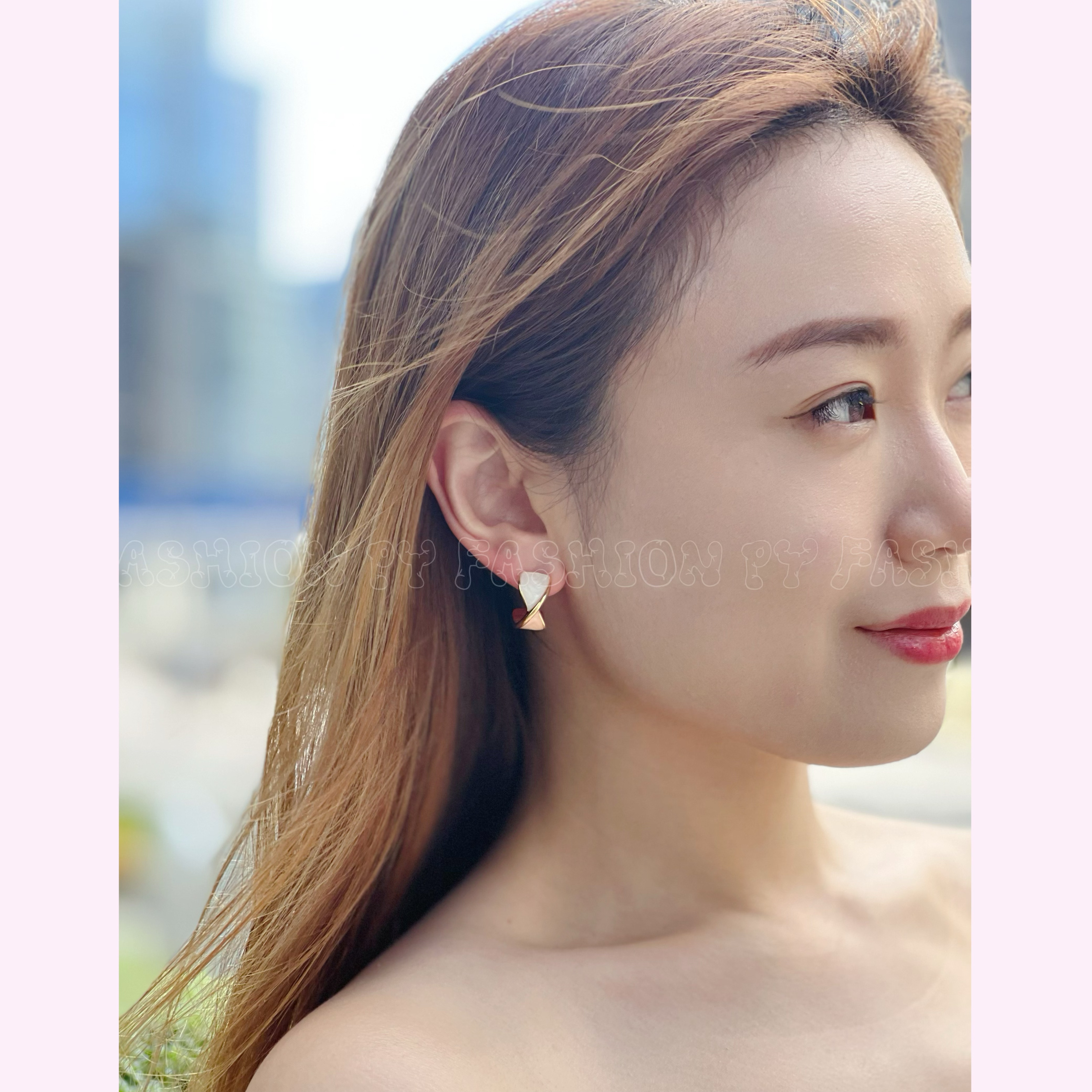 粉絲福利 只限1件 PY FASHION ACCESSORY : DOUBLE COLOR TWIST