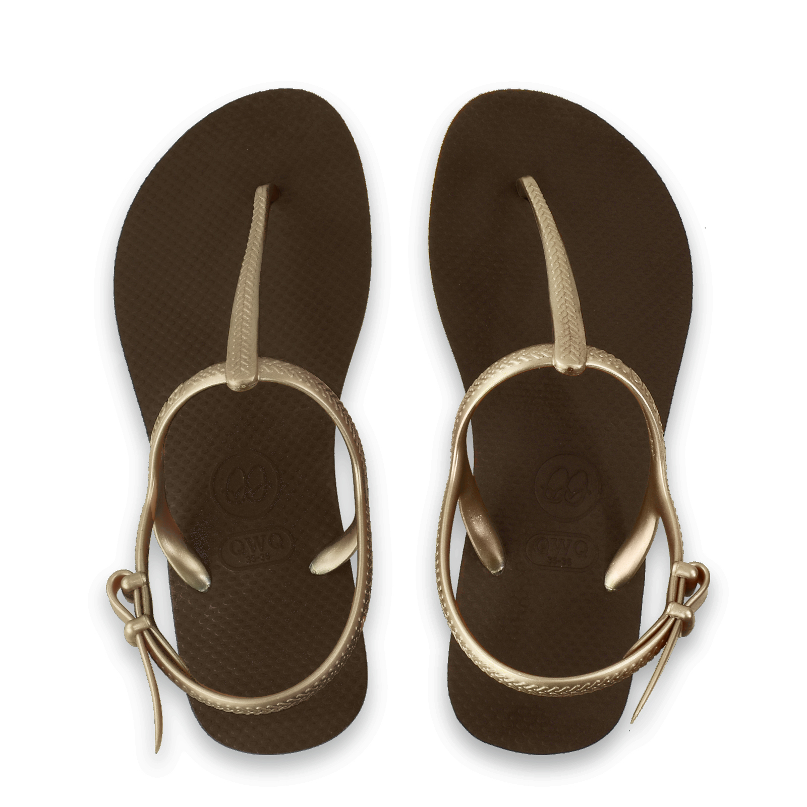 綁帶涼鞋 經典素色 焦糖棕 腳型修長款