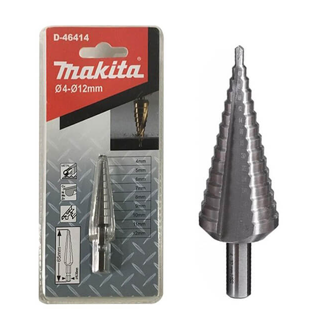 "MAKITA" 牧田牌六角柄 HSS-TIN 階梯鑽