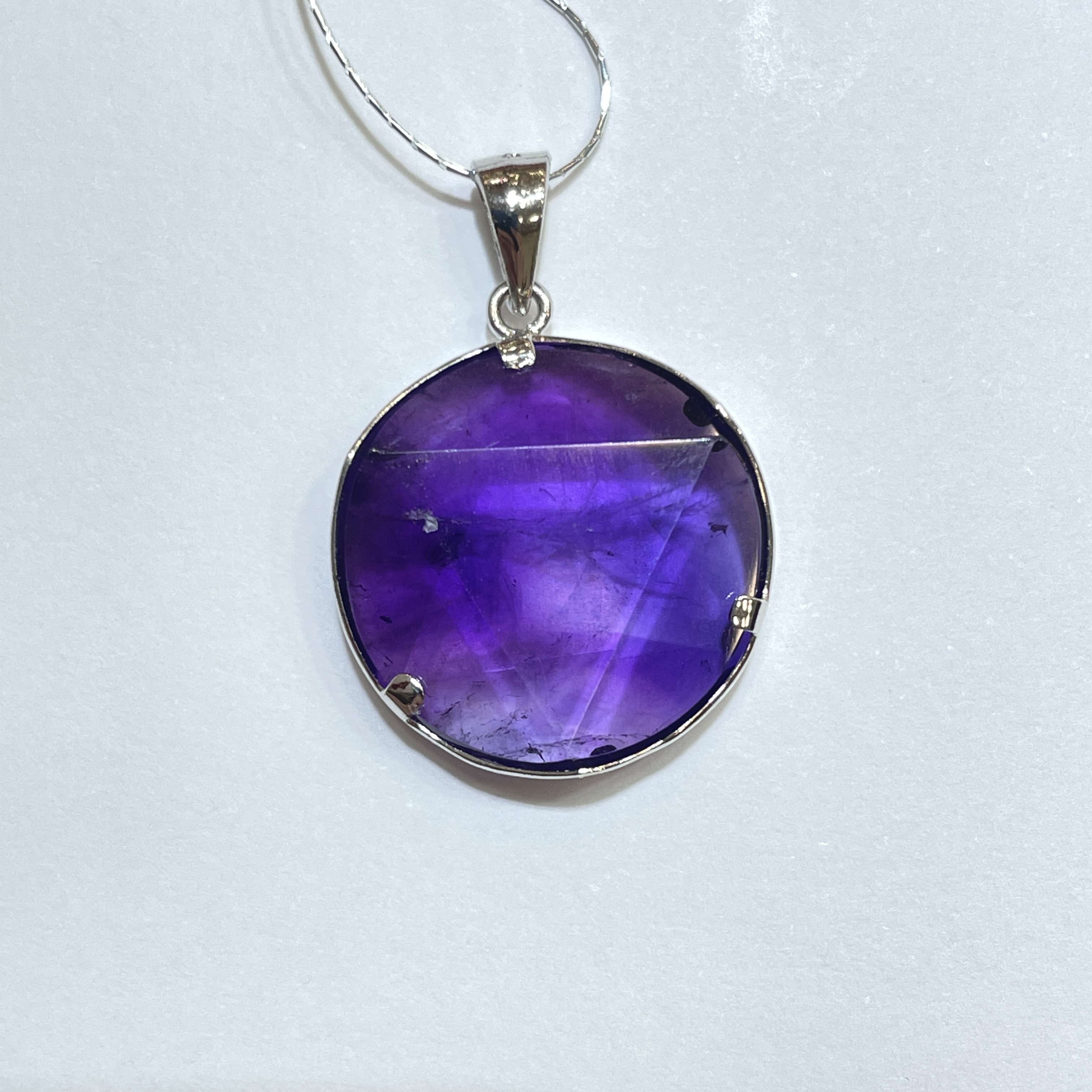 紫晶大衛星吊墜 17mm