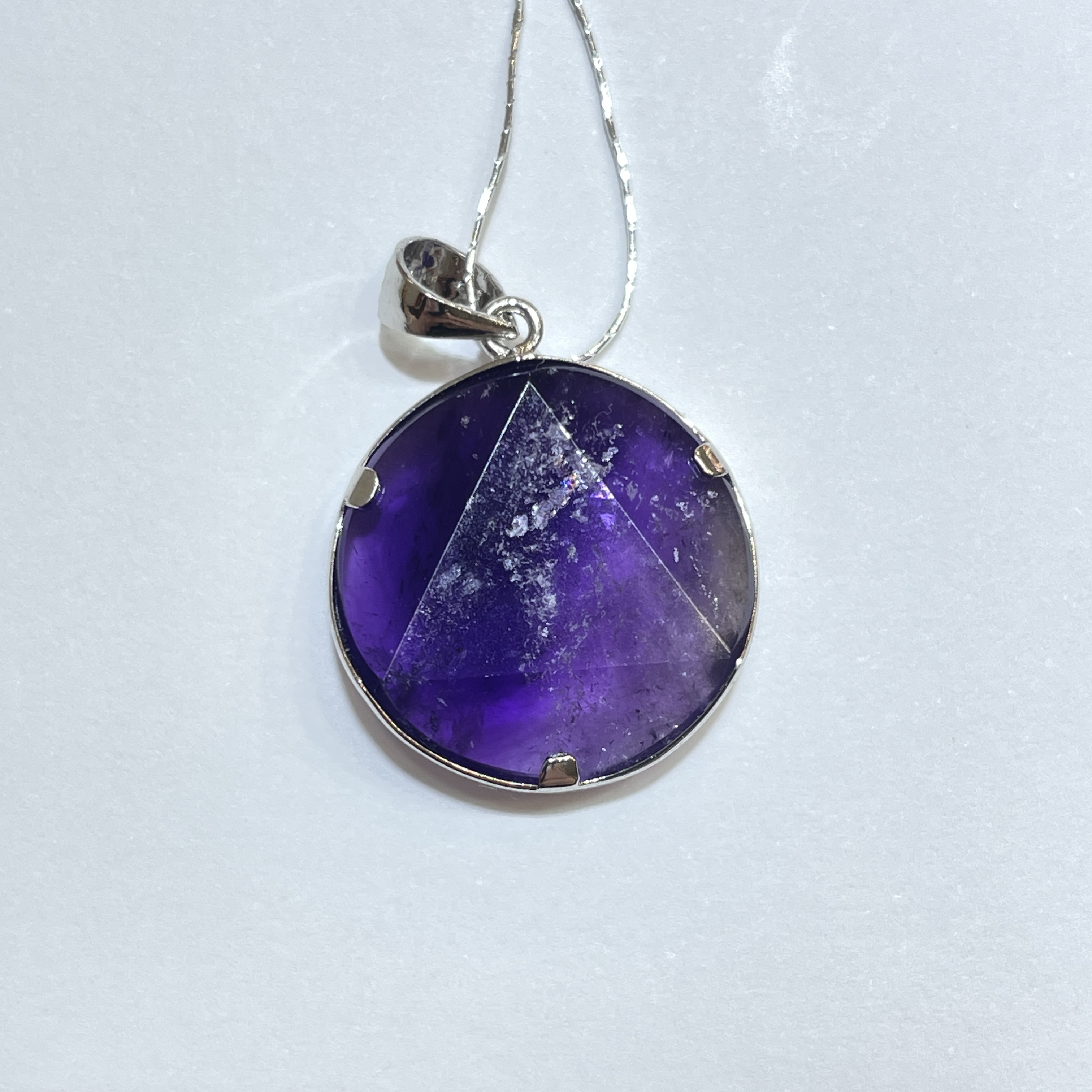 紫晶大衛星吊墜 17mm