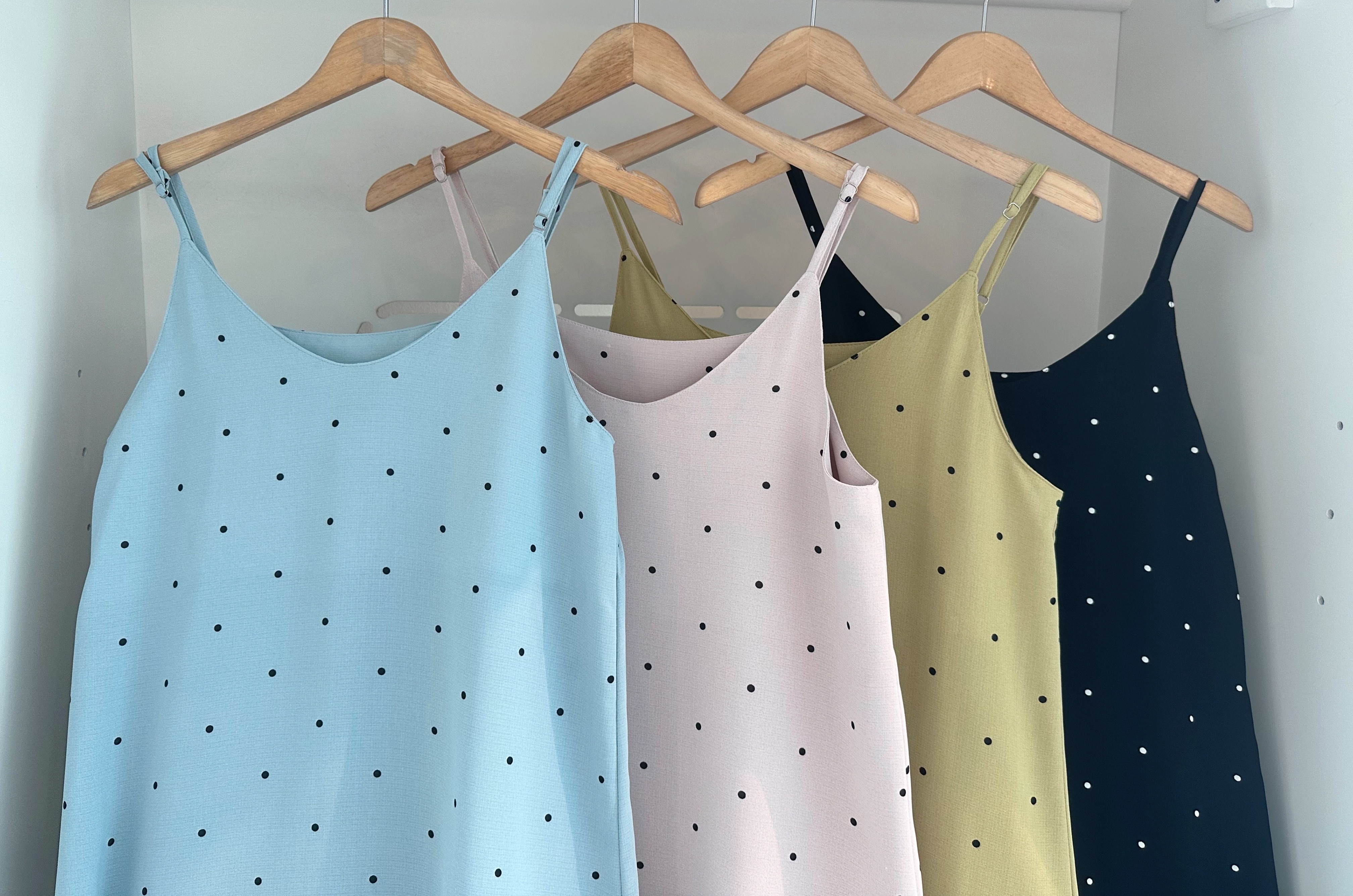 STRAP POLKA DOT DRESS