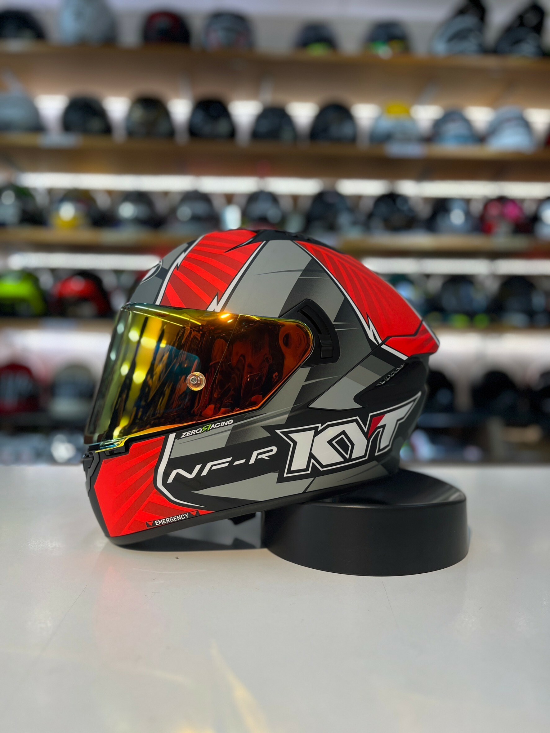 KYT NFR #12 灰 Xavi Fores Repilca 消光選手彩繪 全罩 雙鏡片 雙D釦