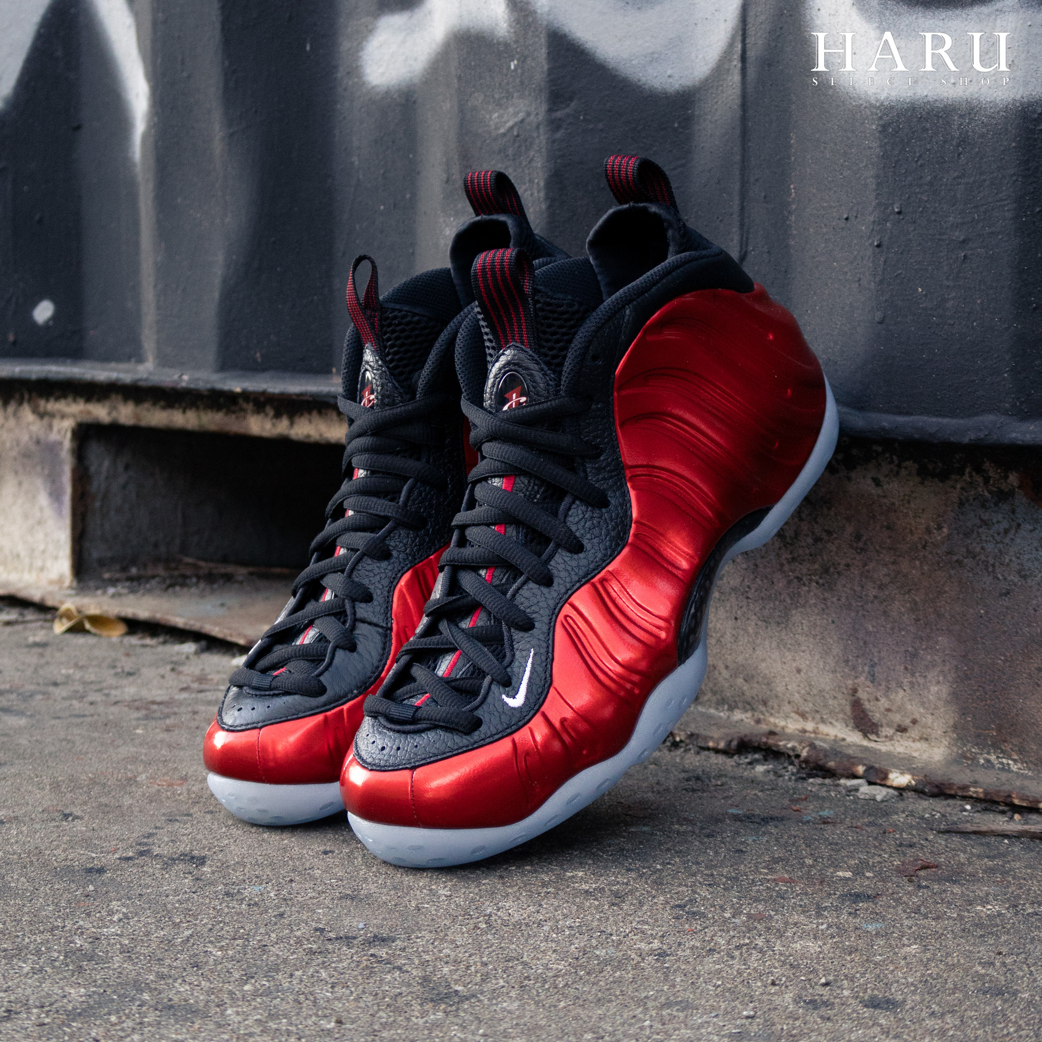 Nike AIR FOAMPOSITE ONE 'Metallic Red' 太空鞋紅噴籃球鞋男生復古