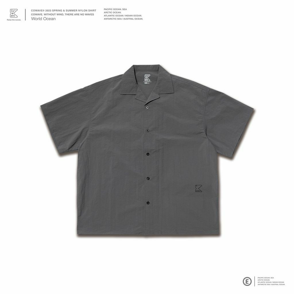 Cowave 2023 Spring & Summer Nylon Shirt 灰