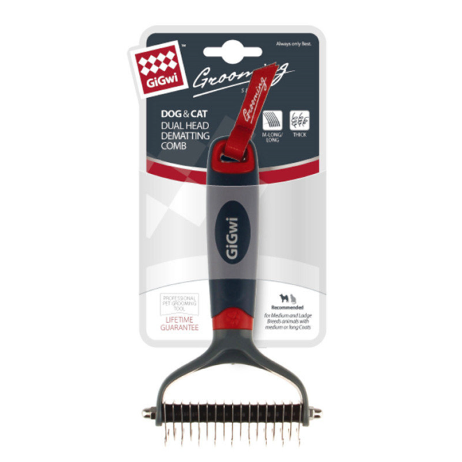 Gigwi Grooming Dual Head Dematting Comb L