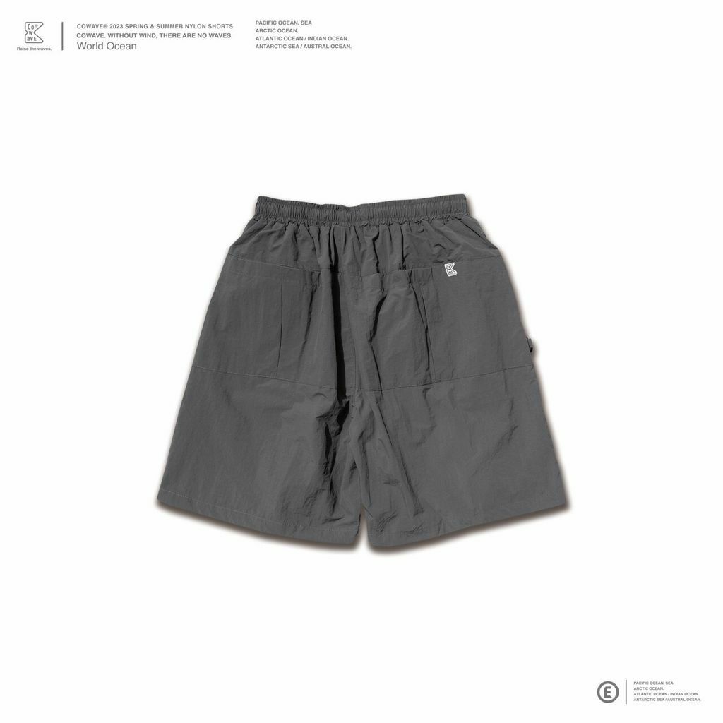 Cowave 2023 Spring & Summer Nylon Shorts 灰