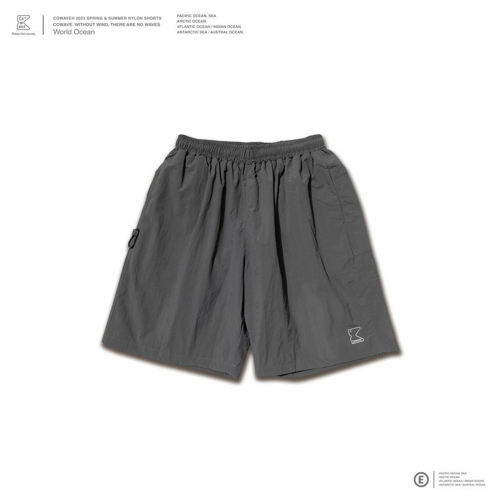 Cowave 2023 Spring & Summer Nylon Shorts 灰