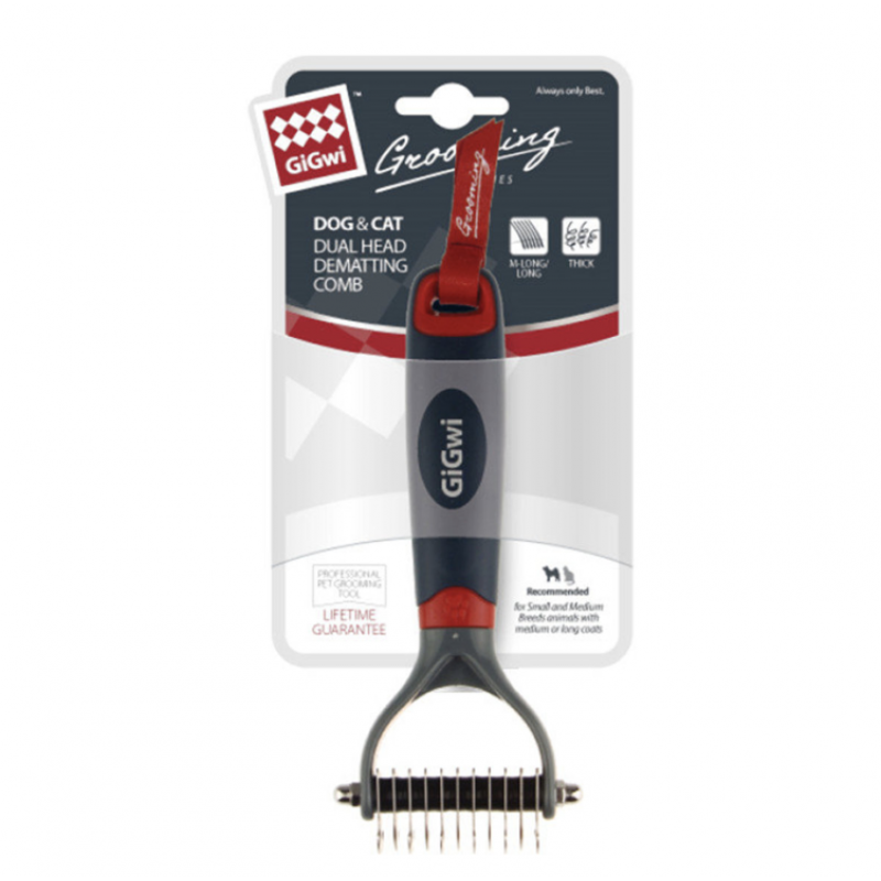 Gigwi Grooming Dual Head Dematting Comb S