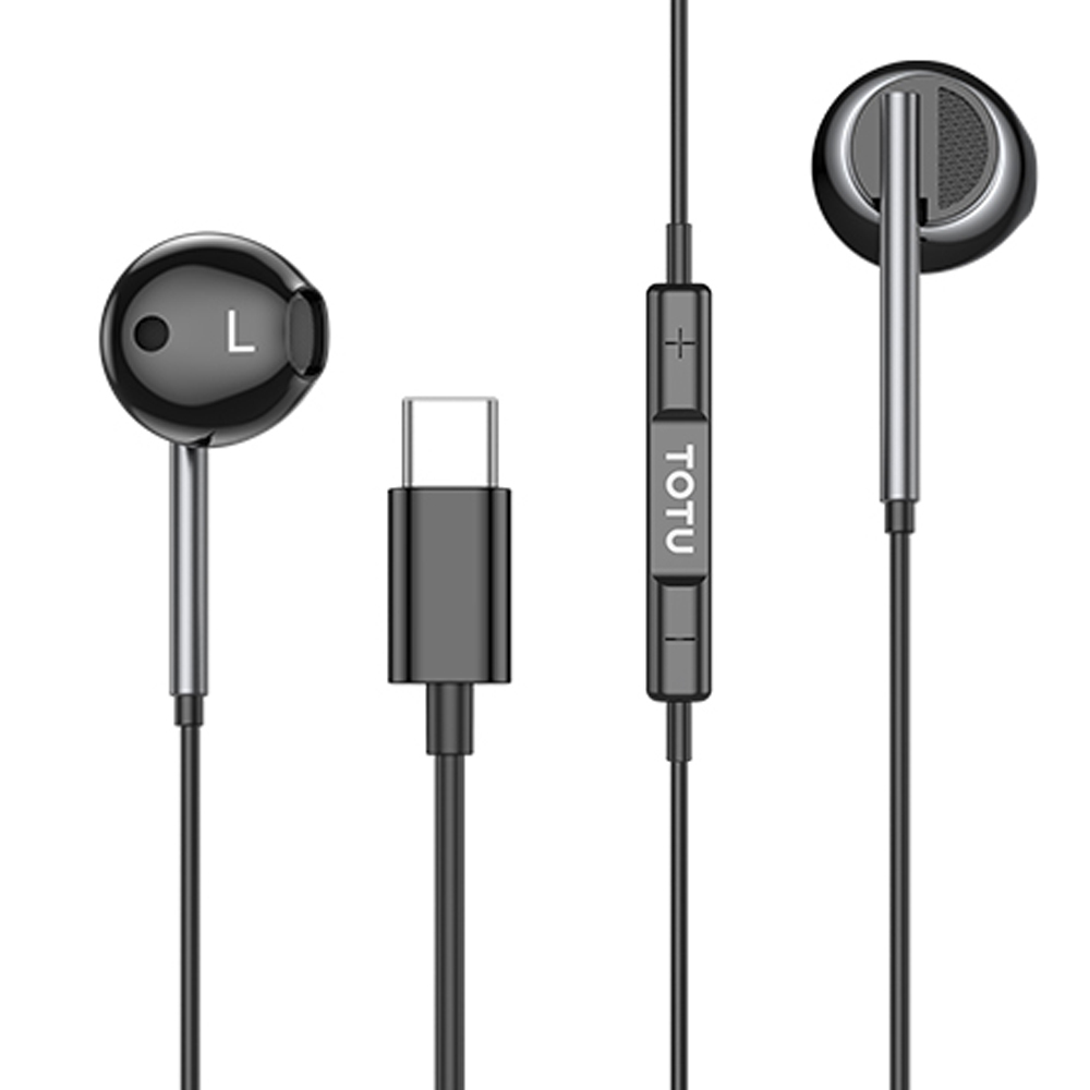 TOTU 拓途 Type-C耳機線控通話聽歌高清麥克風 EP-3系列 1.2M