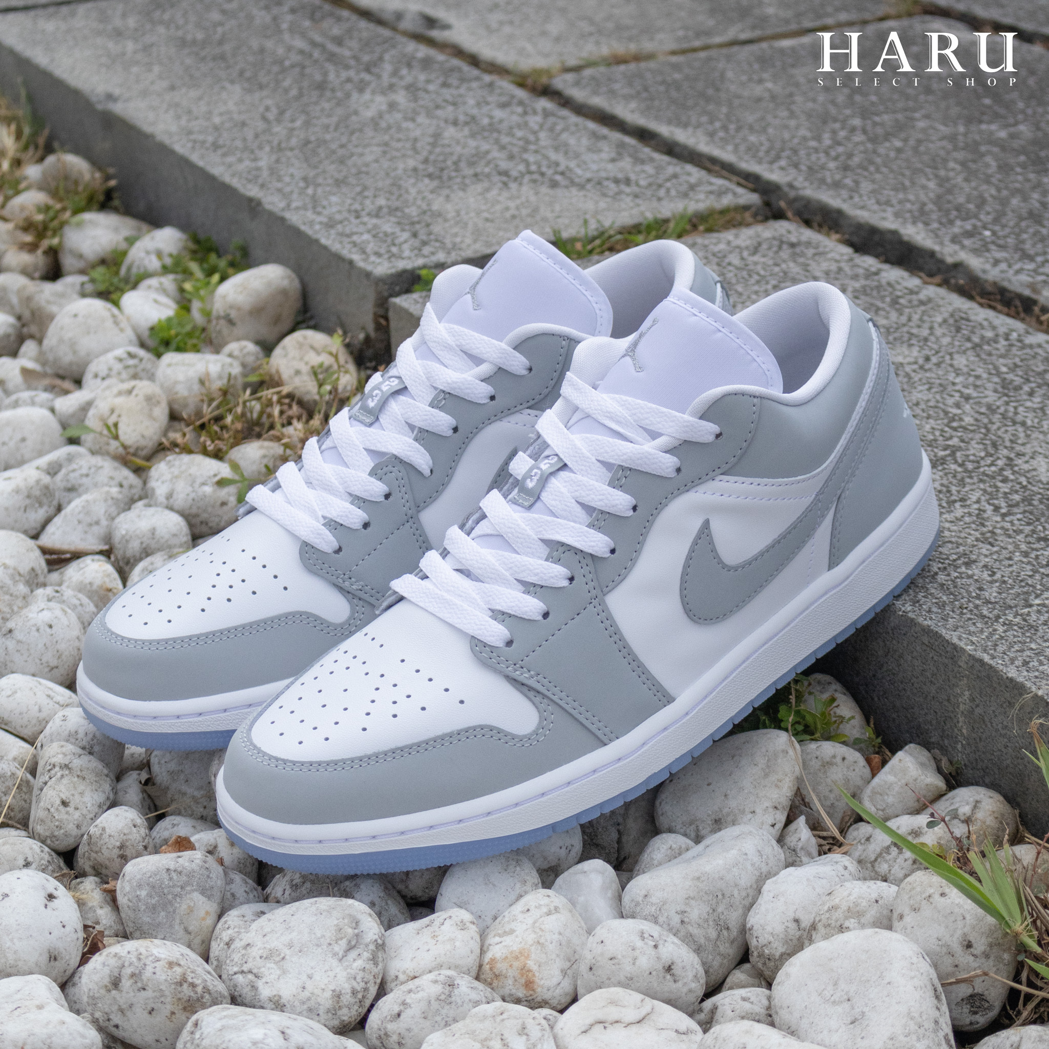 NIKE AIR JORDAN 1 AJ1 灰白 煙灰 低筒 小迪奧 小 Dior 男女復古休閒鞋 DC0774-105