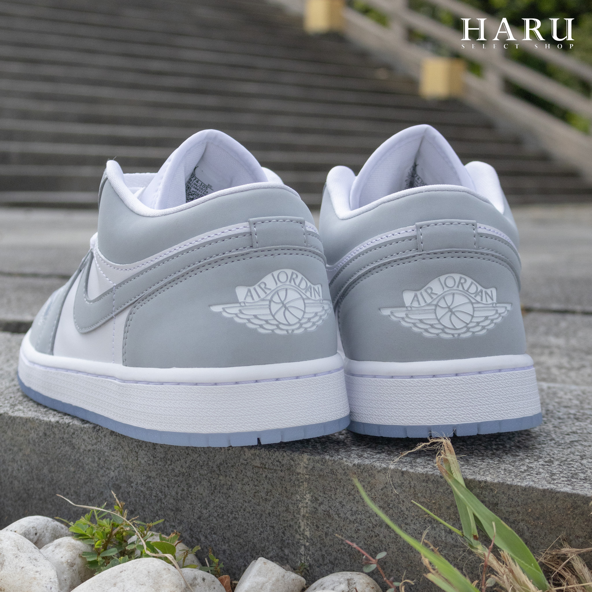 HAru] NIKE AIR JORDAN 1 AJ1 灰白煙灰低筒小迪奧小Dior DC0774