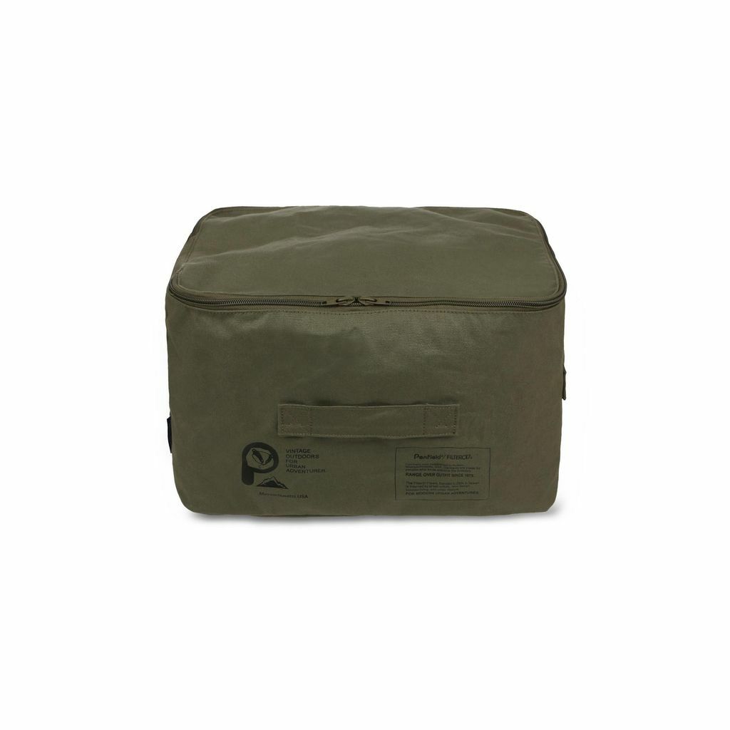 Penfield® X FILTER017® Waxed Canvas Soft Box 聯名上蠟帆布立體收納袋