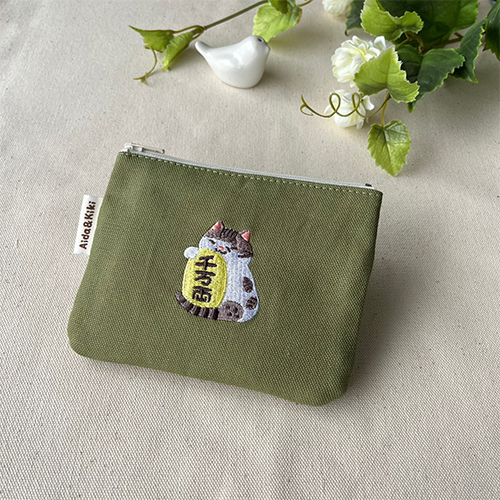 ｜守財麻吉｜刺繡零錢包