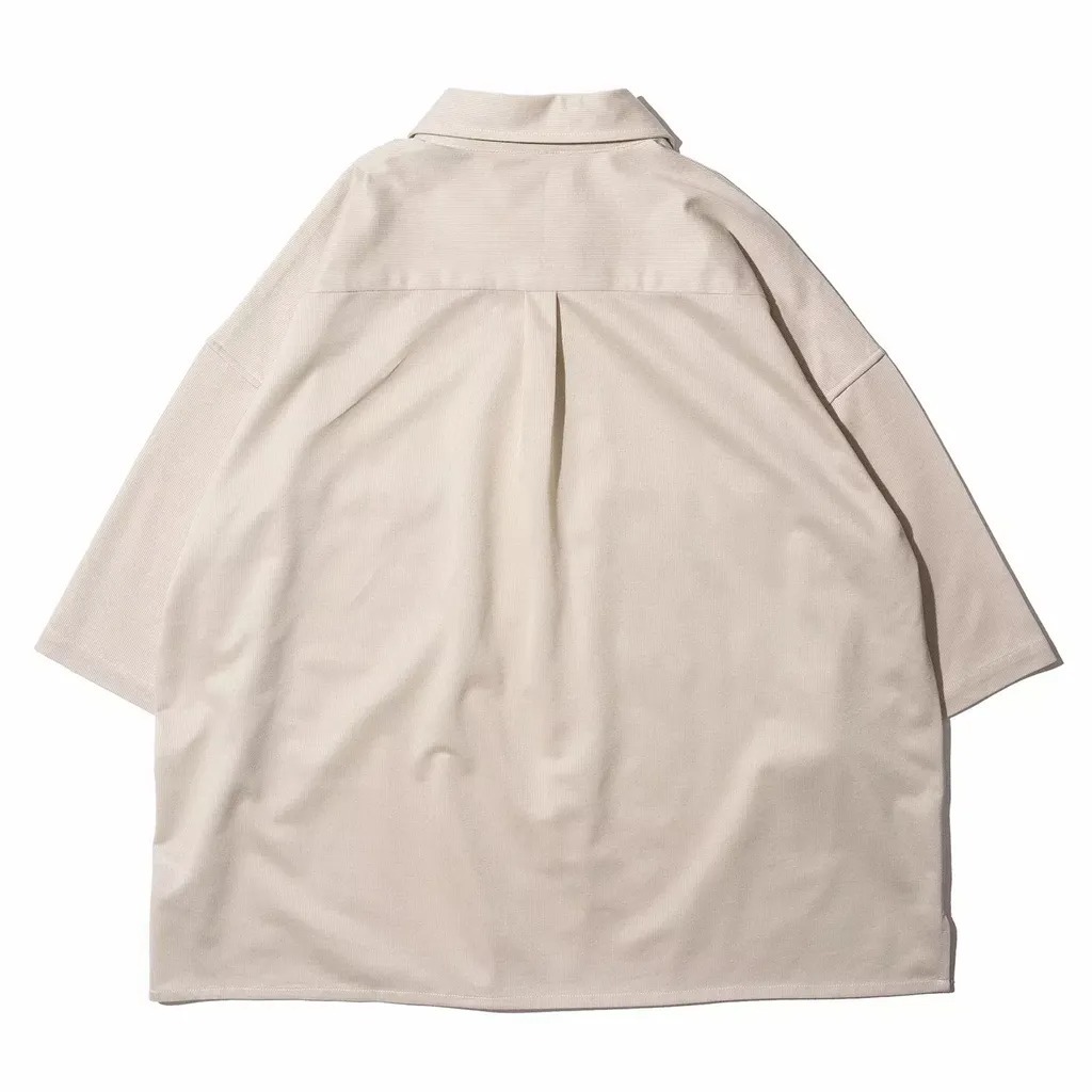 DEMARCOLAB WK BIG BOY ZIP SHIRT (BEIGE)