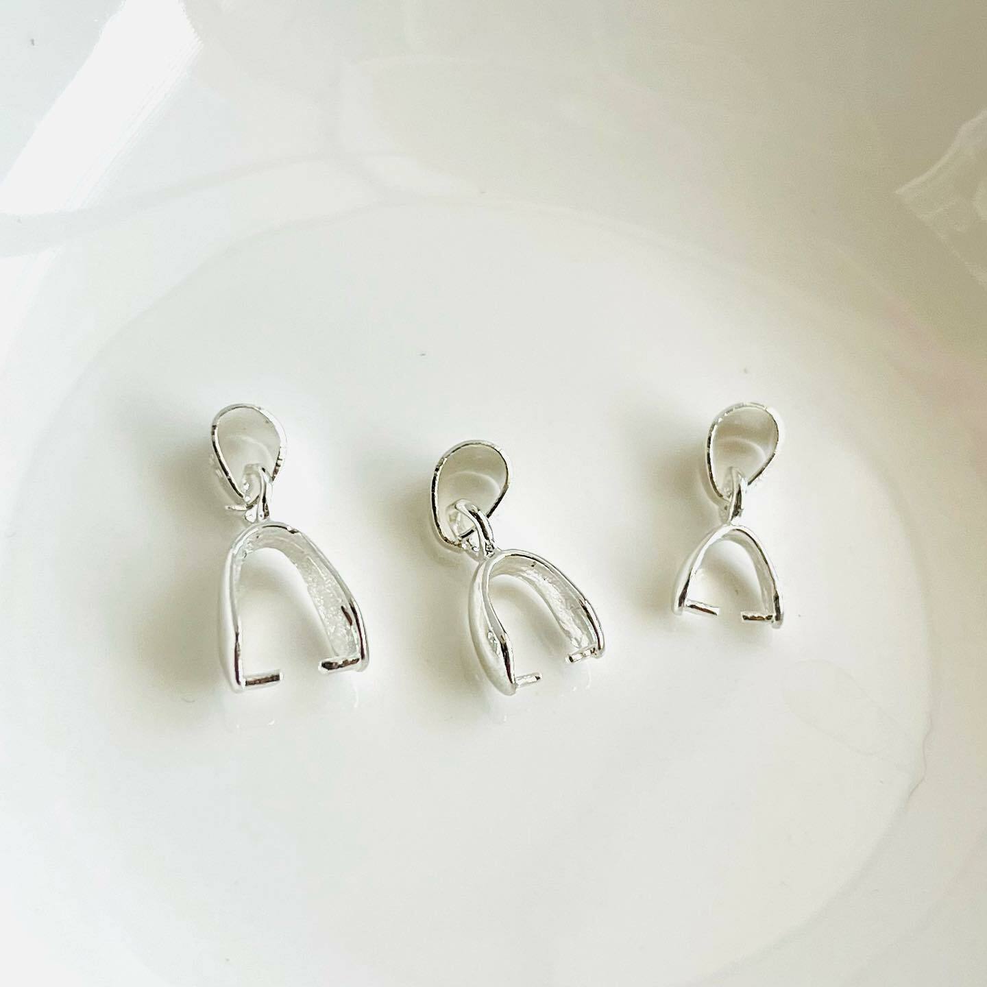 [原石] 925銀 水晶墜頭