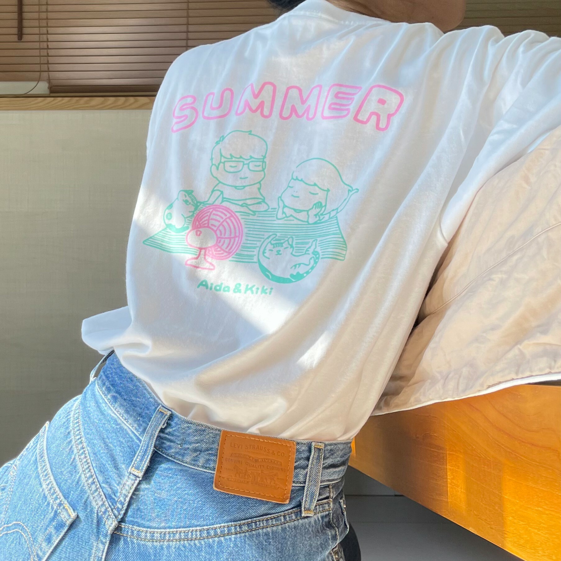 ｜夏日戀曲｜寬鬆白T