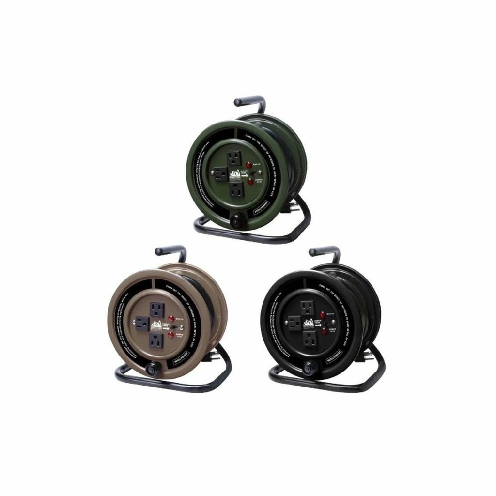 ADAMOUTDOOR｜開放輪座式3PIN延長線15M