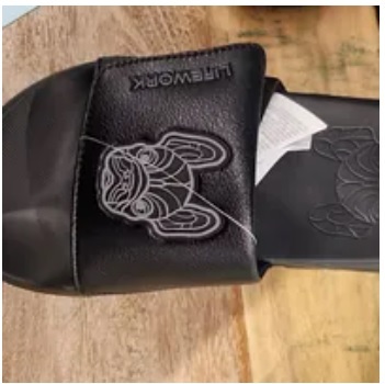 [S] LIFEWORK SPADERUN VELCRO SLIDE,BLACK, LW235SH111-2-40 (SLW230)