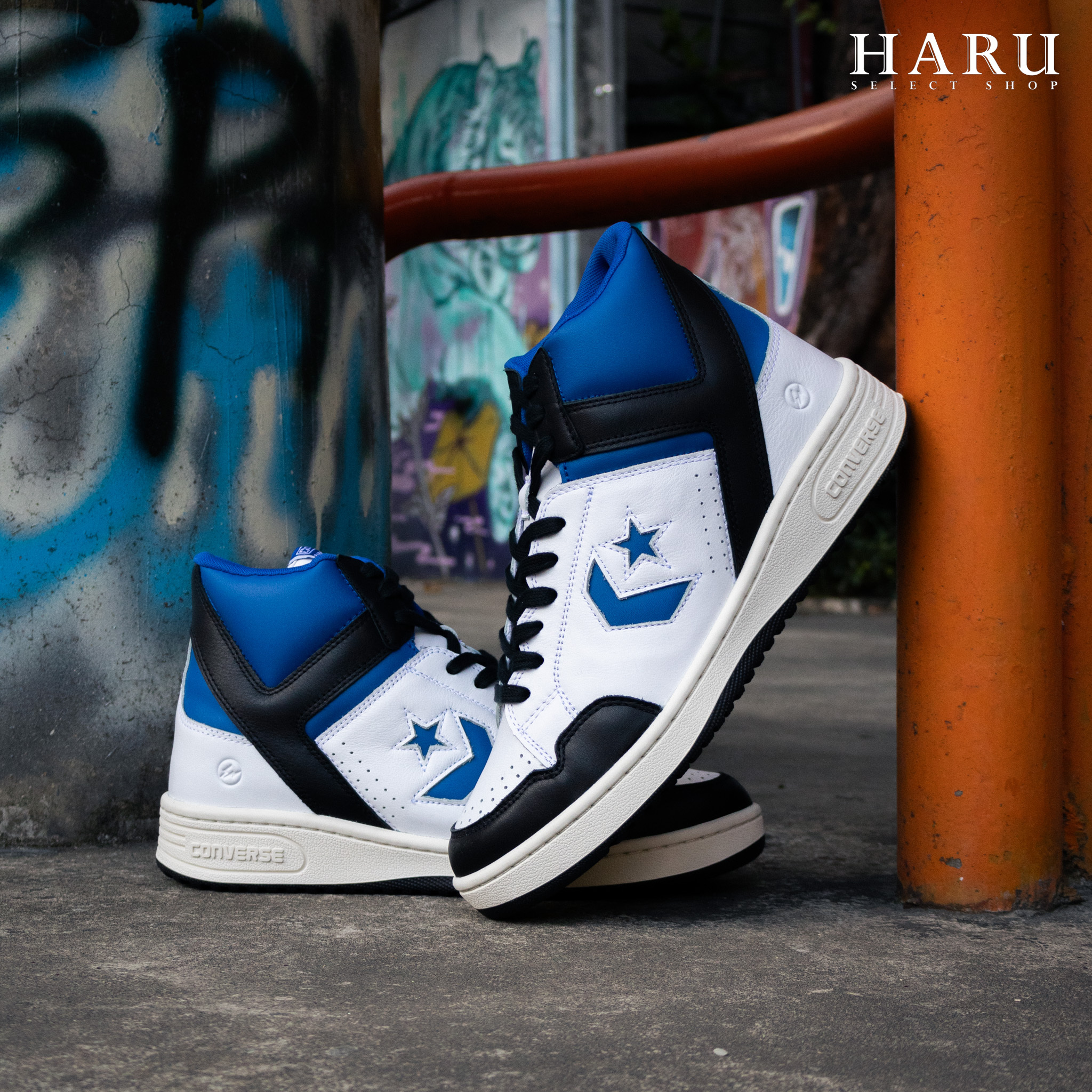 現貨 Fragment Design x Converse Weapon 閃電 藤原浩 聯名 籃球 男生復古休閒鞋 A06083C