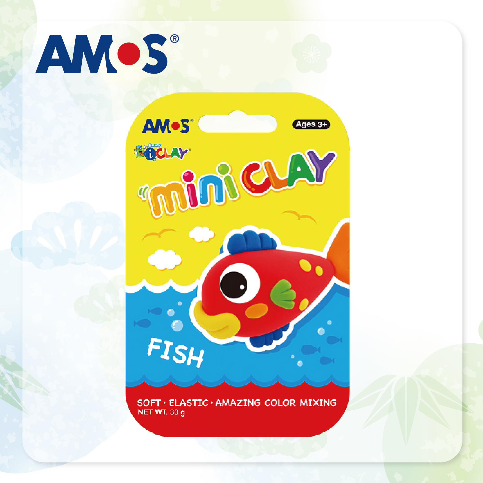 AMOS MINI 30g 迷你紙黏土 (小魚兒)