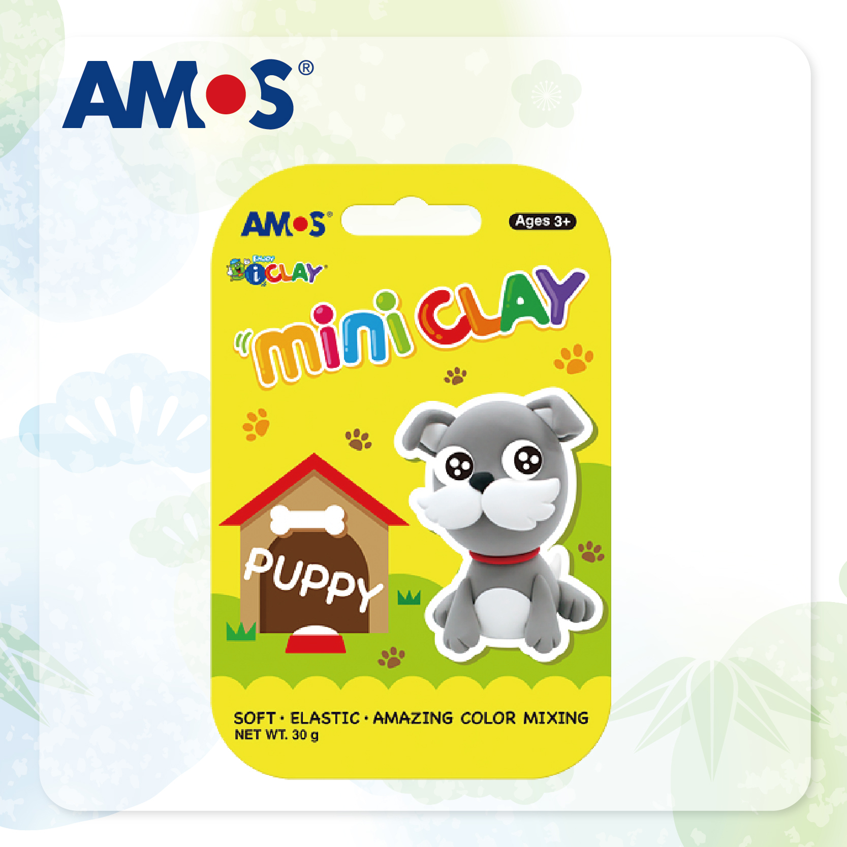 AMOS MINI 30g 迷你紙黏土 (小狗)