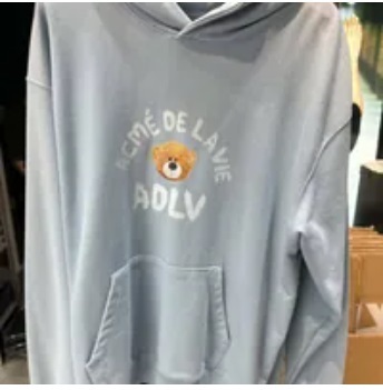 [S] ADLV TEDDY BEAR DOLL HOODIE,SKY BLUE, ADLV21FW-HDATBD-SBL (SAV254)