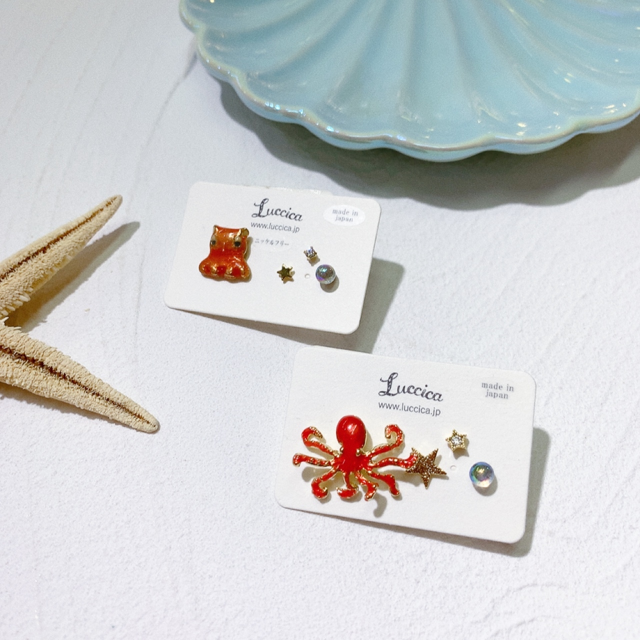 Luccica  章魚耳環