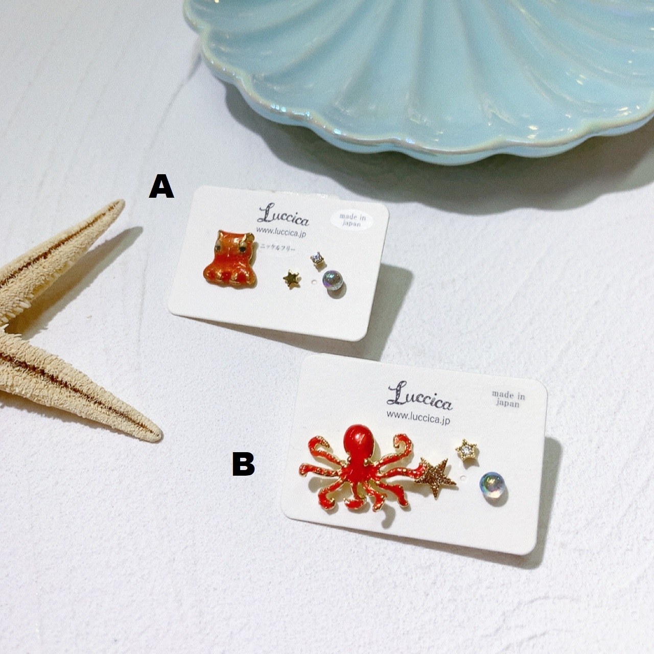 Luccica  章魚耳環