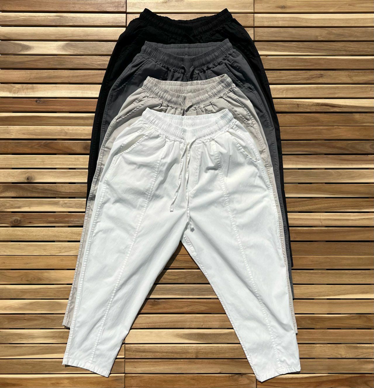 淨色鬆身褲 PEACOCK-007P