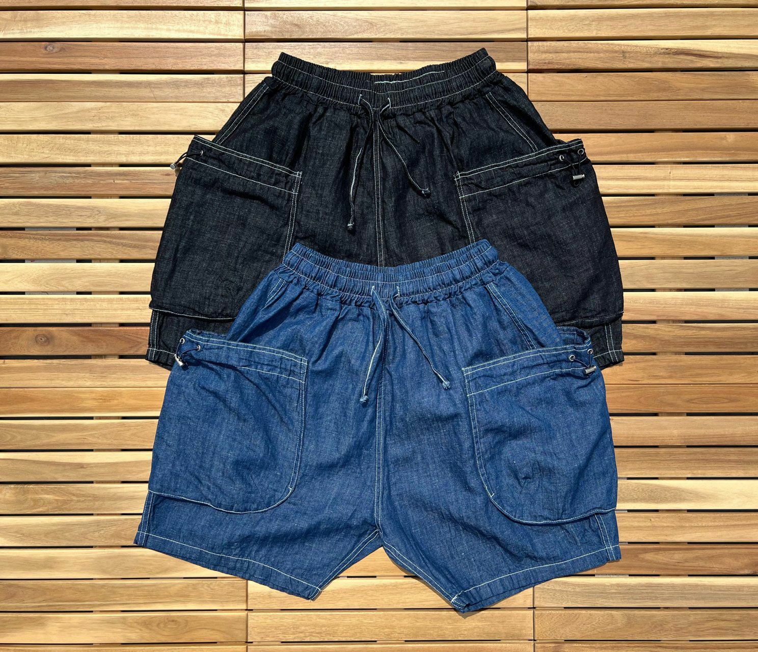 牛仔短褲 PEACOCK-011P