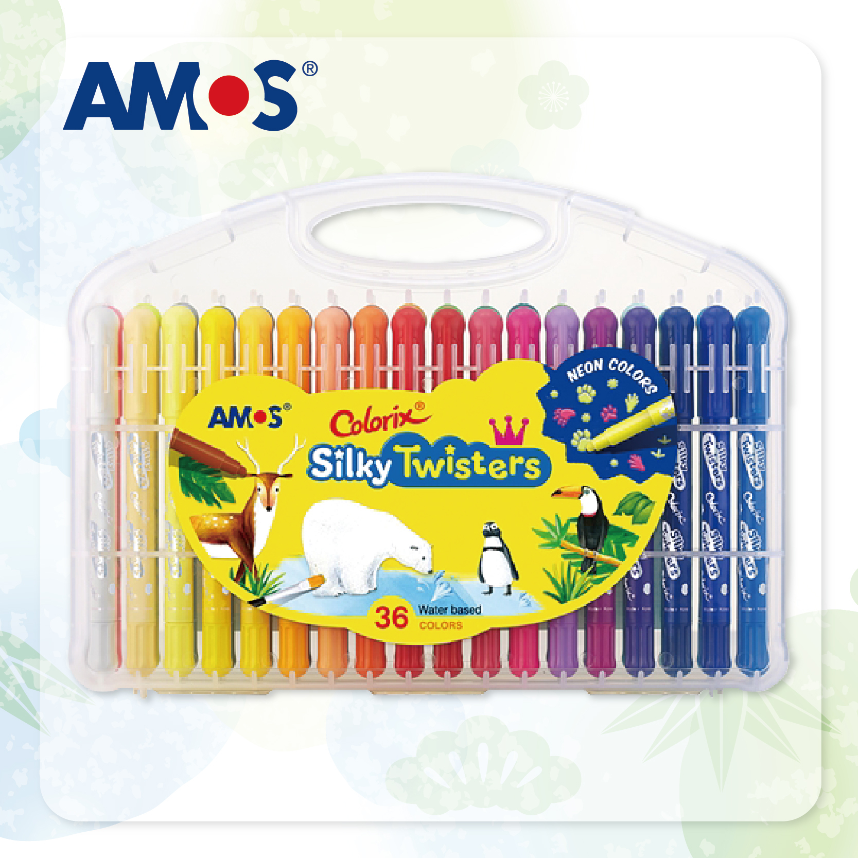 AMOS Colorix 36色旋轉蠟筆